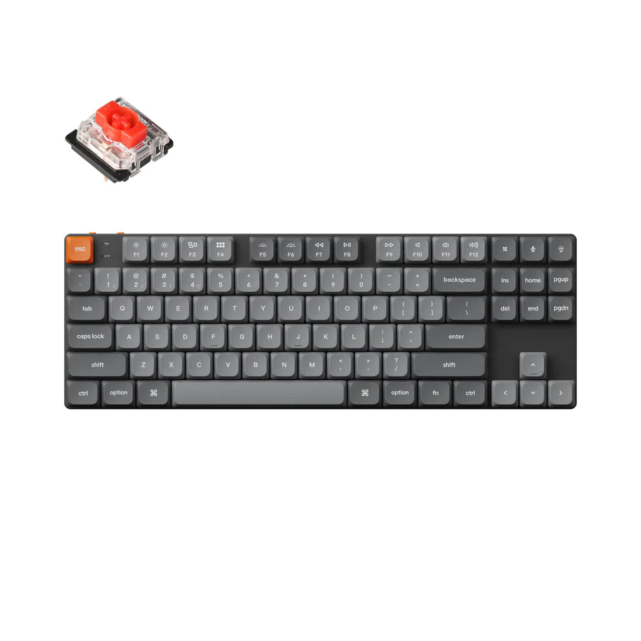 Teclado mecânico personalizado sem fio Keychron K1 Max QMK/VIA