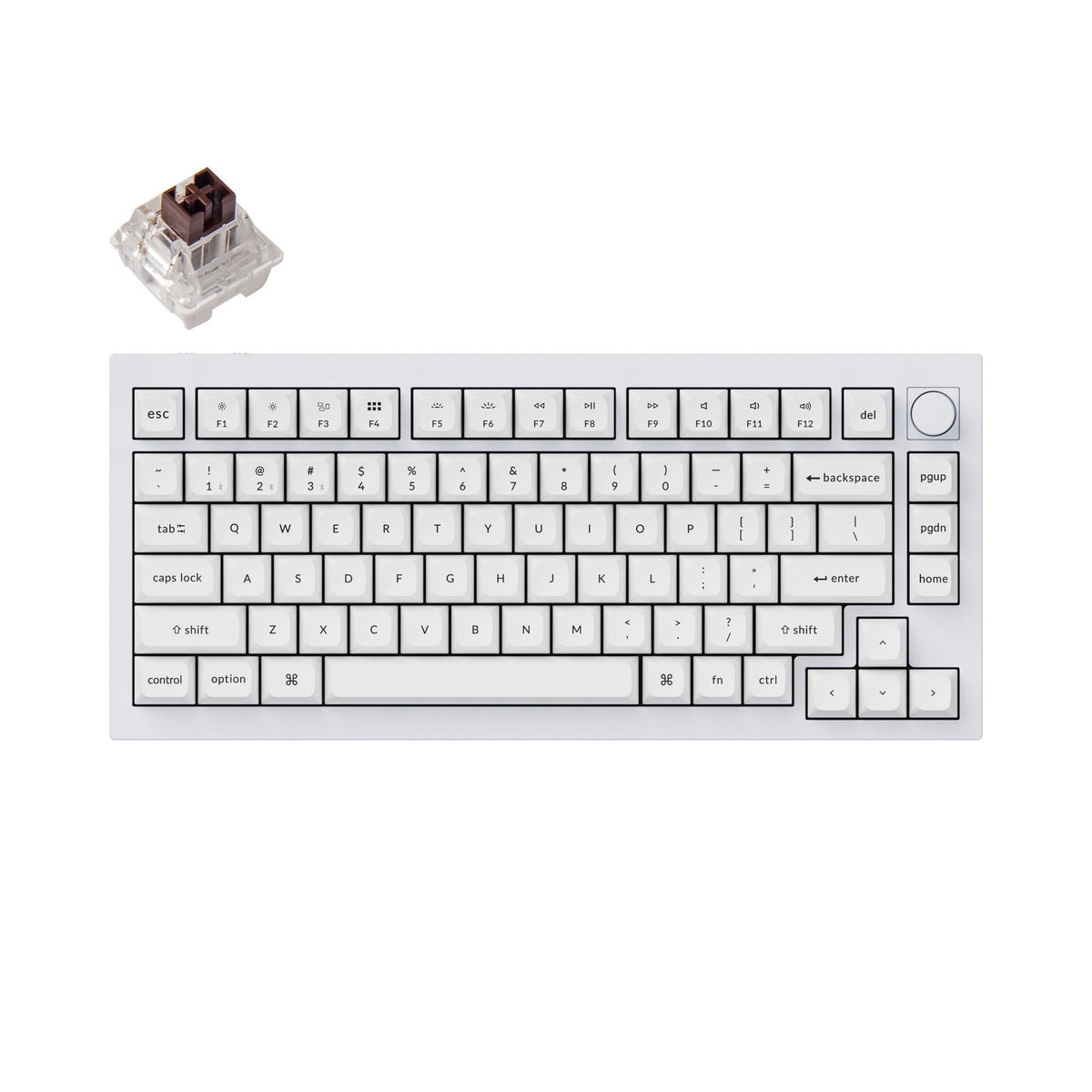 Teclado mecânico personalizado sem fio Keychron Q1 Pro QMK/VIA