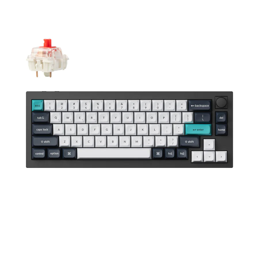 Teclado mecânico personalizado sem fio Keychron Q2 Max QMK/VIA
