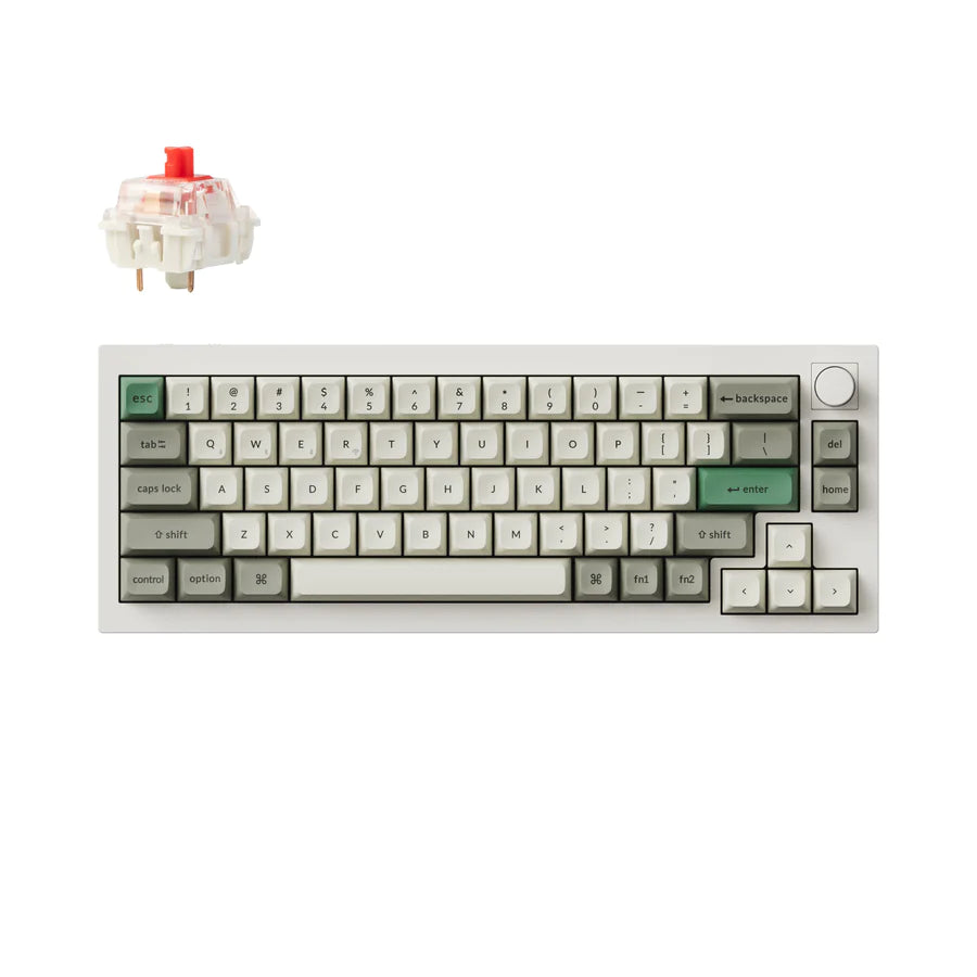 Teclado mecânico personalizado sem fio Keychron Q2 Max QMK/VIA