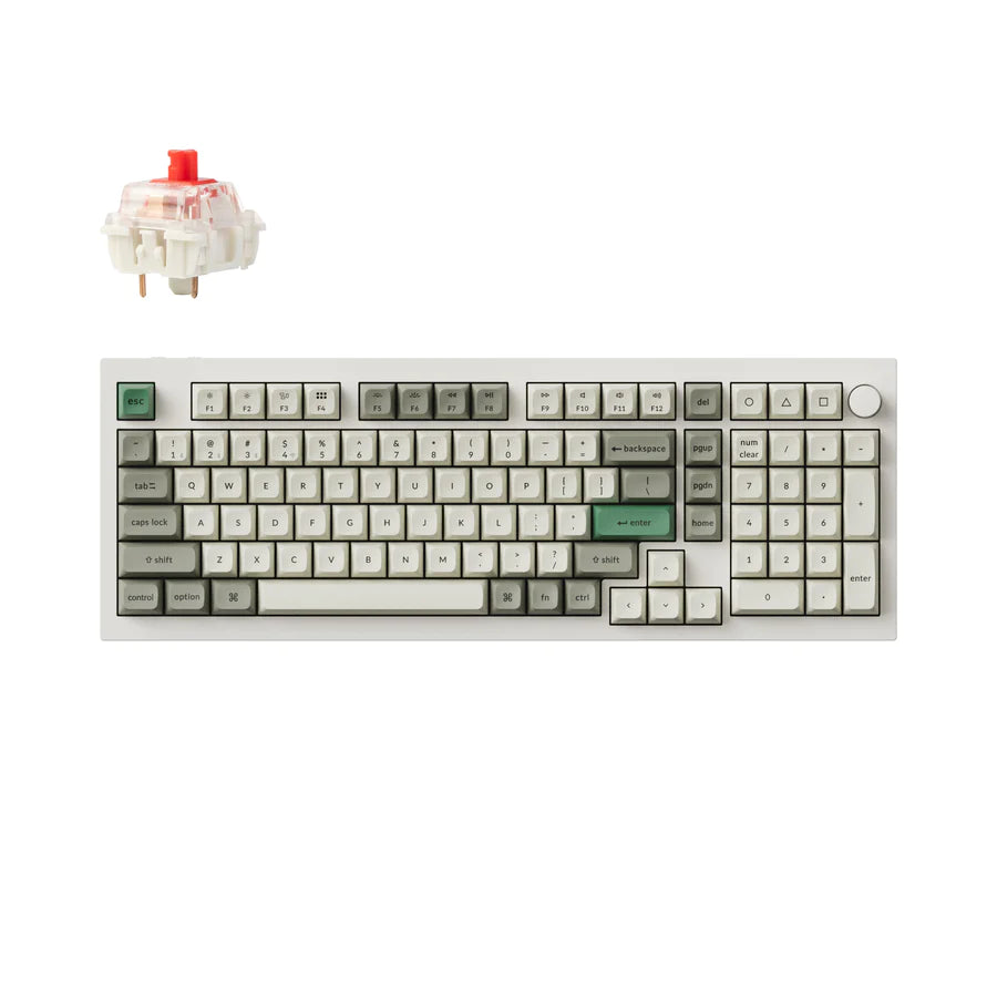 Teclado mecânico personalizado sem fio Keychron Q5 Max QMK/VIA
