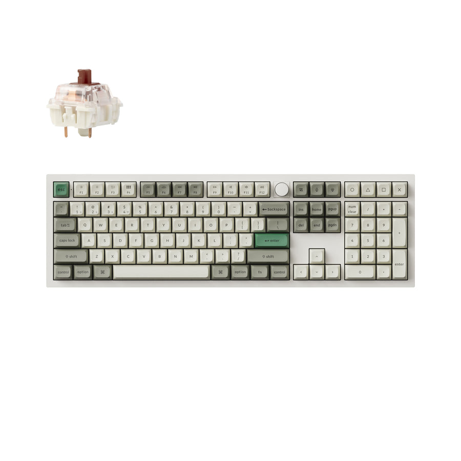 Teclado mecânico personalizado sem fio Keychron Q6 Max QMK/VIA