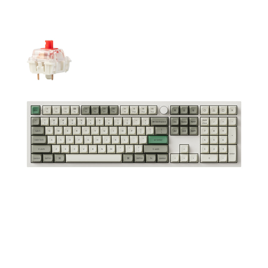 Teclado mecânico personalizado sem fio Keychron Q6 Max QMK/VIA