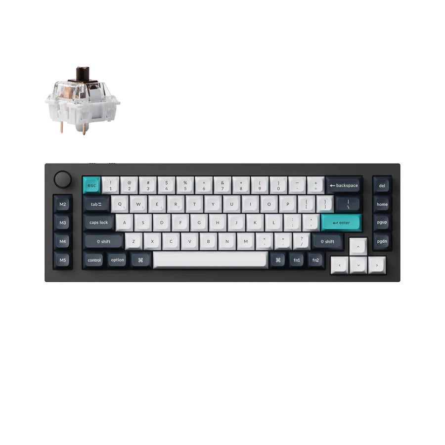 Teclado mecânico personalizado sem fio Keychron Q65 Max QMK/VIA