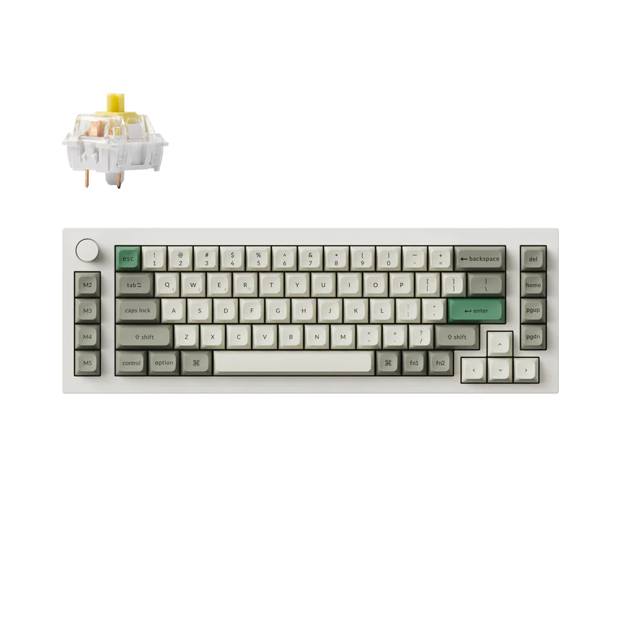 Teclado mecânico personalizado sem fio Keychron Q65 Max QMK/VIA