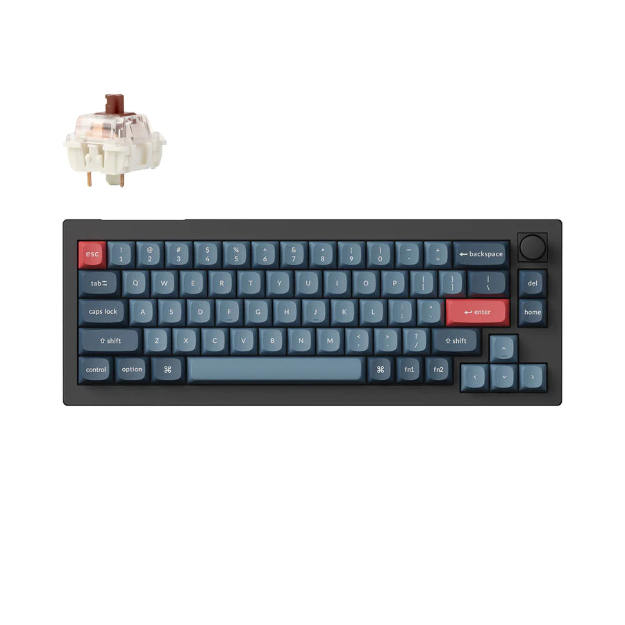 Teclado mecânico personalizado sem fio Keychron V2 Max QMK/VIA