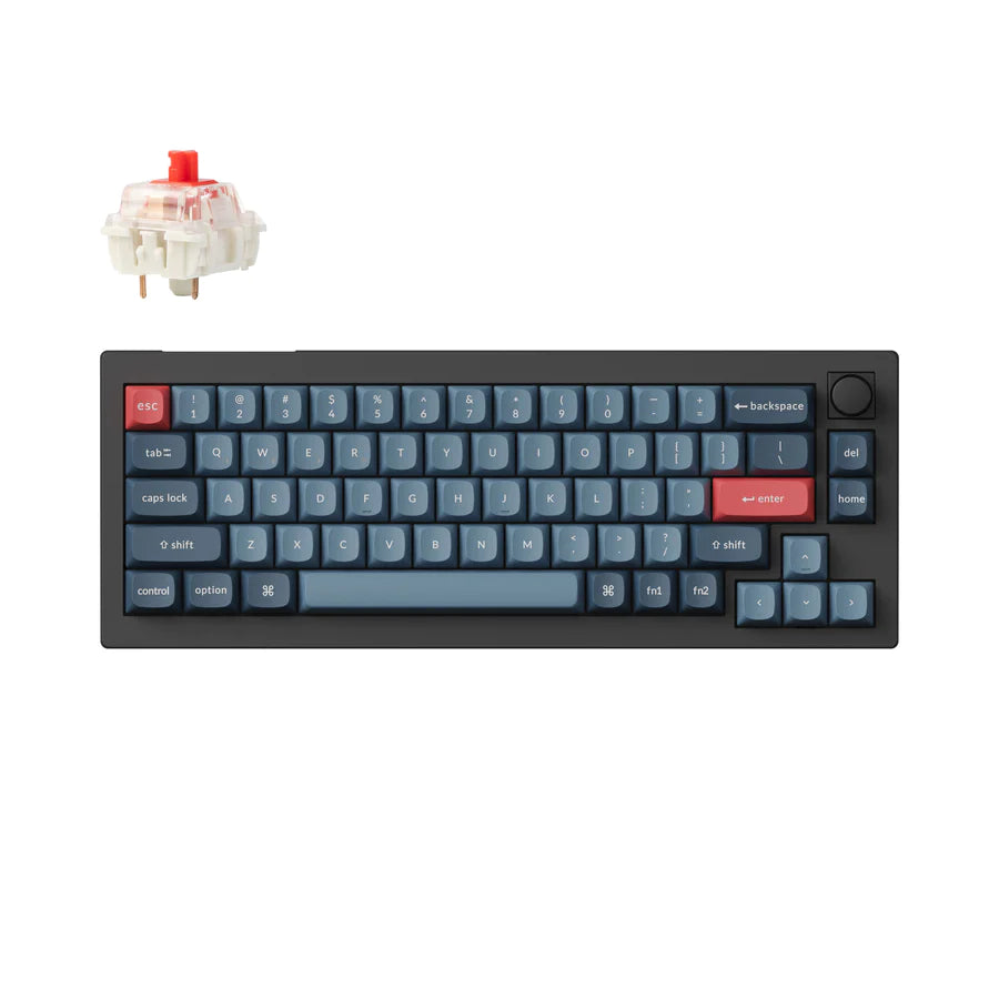 Teclado mecânico personalizado sem fio Keychron V2 Max QMK/VIA
