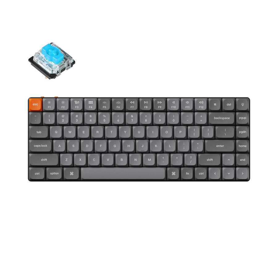 Teclado mecânico personalizado sem fio Keychron K3 Max QMK/VIA