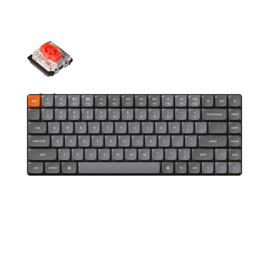 Teclado mecânico personalizado sem fio Keychron K3 Max QMK/VIA