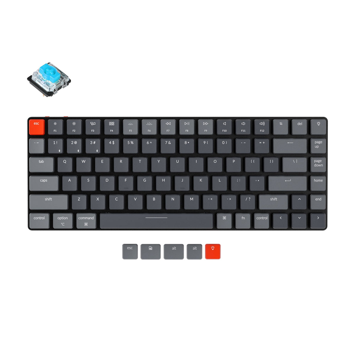 Teclado mecánico inalámbrico ultradelgado Keychron K3 (diseño ANSI de EE. UU.) -Versión 2