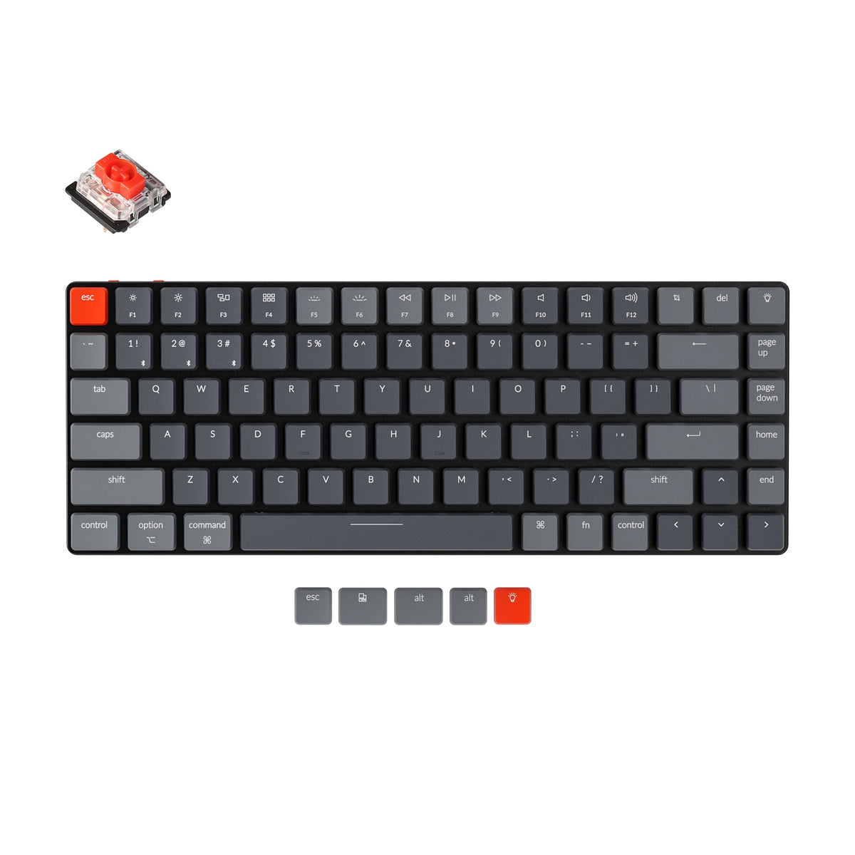 Teclado mecánico inalámbrico ultradelgado Keychron K3 (diseño ANSI de EE. UU.) -Versión 2