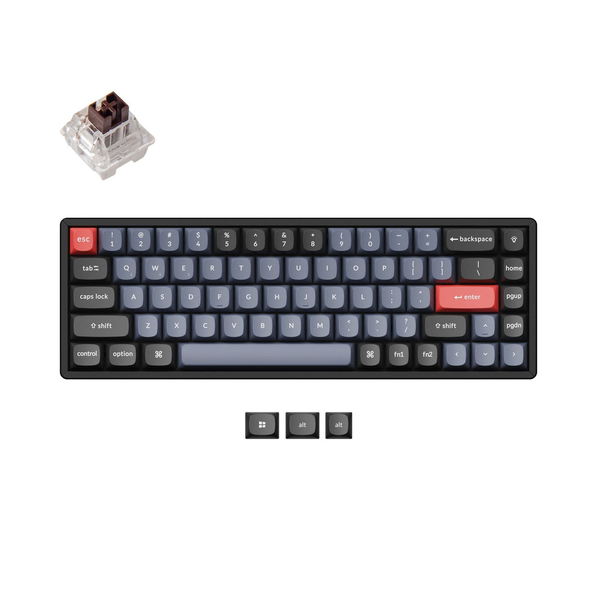 Teclado mecánico personalizado inalámbrico Keychron K6 Pro QMK/VIA (diseño ANSI de EE. UU.)