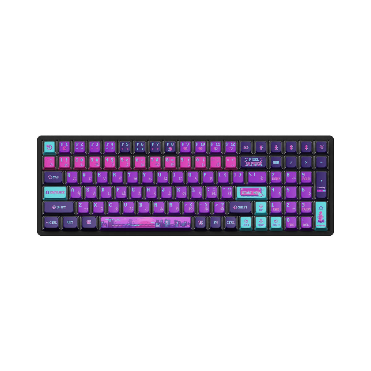 Juego completo de teclas OEM Dye-Sub PBT - Pixel Universe
