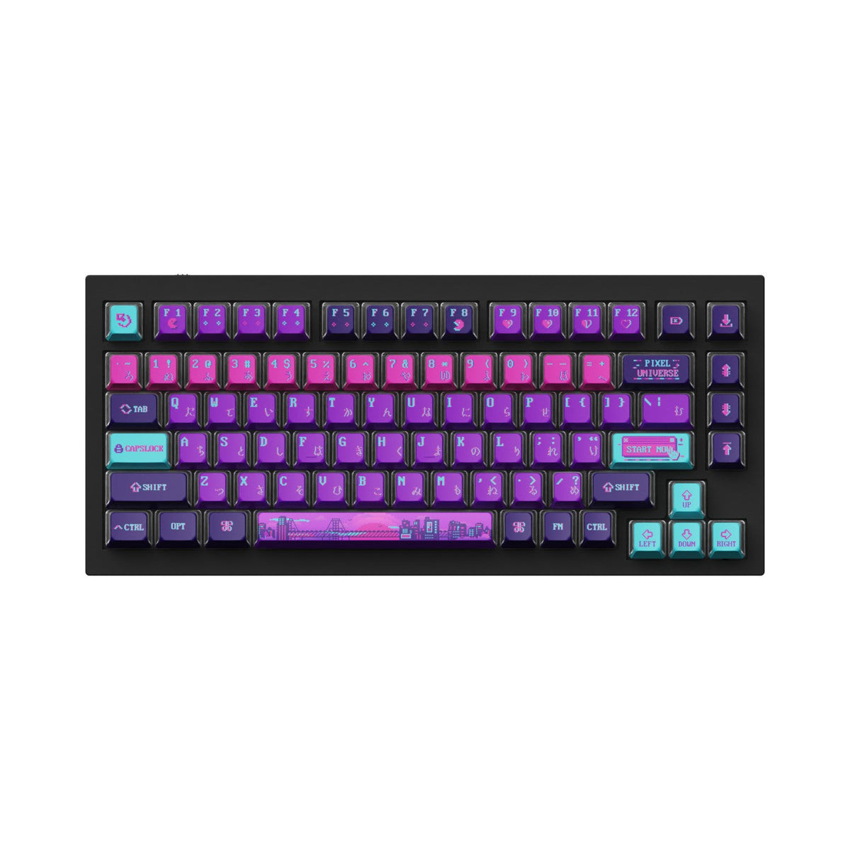 Juego completo de teclas OEM Dye-Sub PBT - Pixel Universe