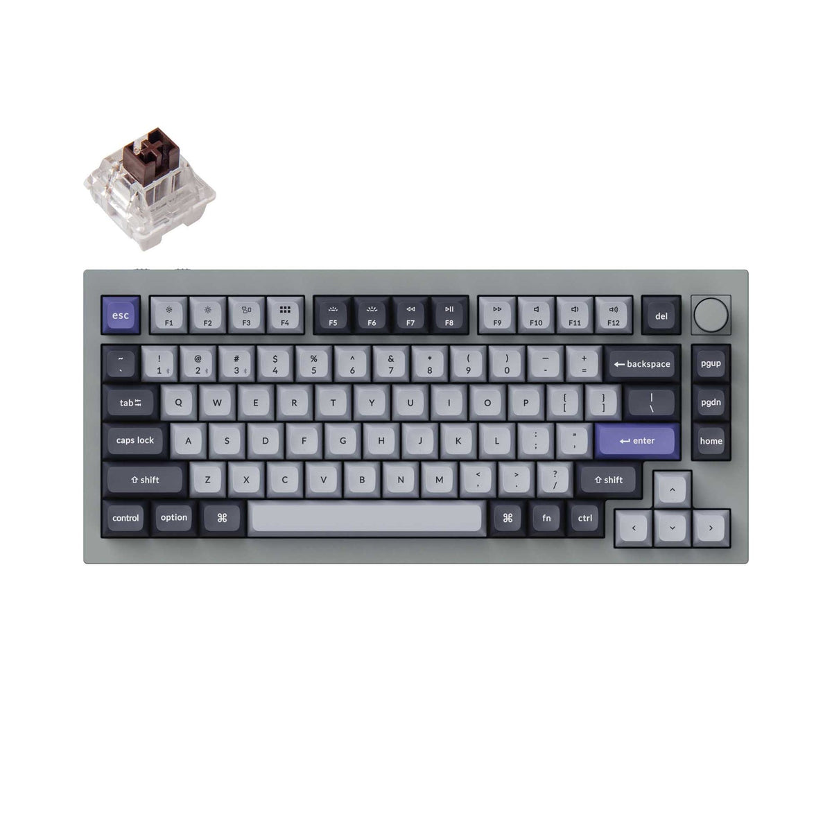 Teclado mecânico personalizado sem fio Keychron Q1 Pro QMK/VIA