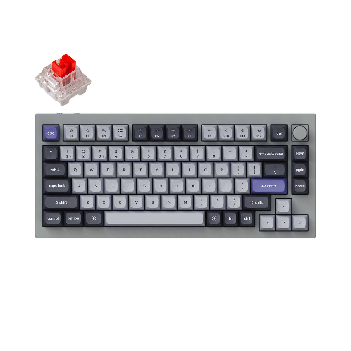 Teclado mecânico personalizado sem fio Keychron Q1 Pro QMK/VIA