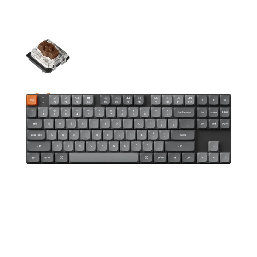 Teclado mecânico personalizado sem fio Keychron K1 Max QMK/VIA