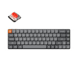 Teclado mecânico personalizado sem fio Keychron K7 Max QMK/VIA