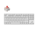Teclado mecânico sem fio Keychron K8 Pro QMK/VIA (layout ANSI dos EUA)