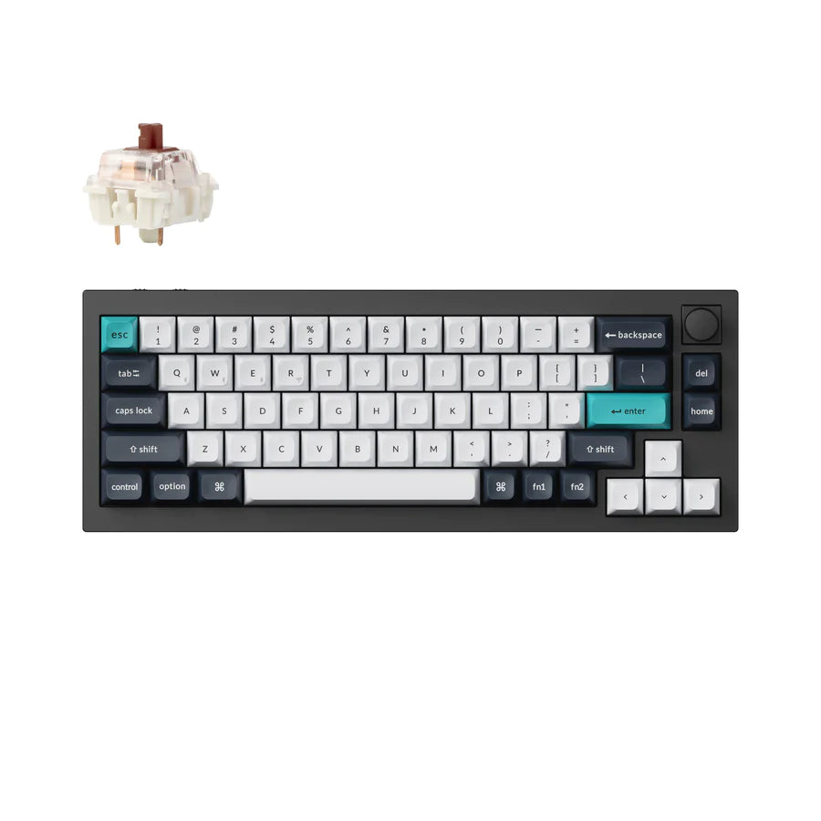 Teclado mecânico personalizado sem fio Keychron Q2 Max QMK/VIA