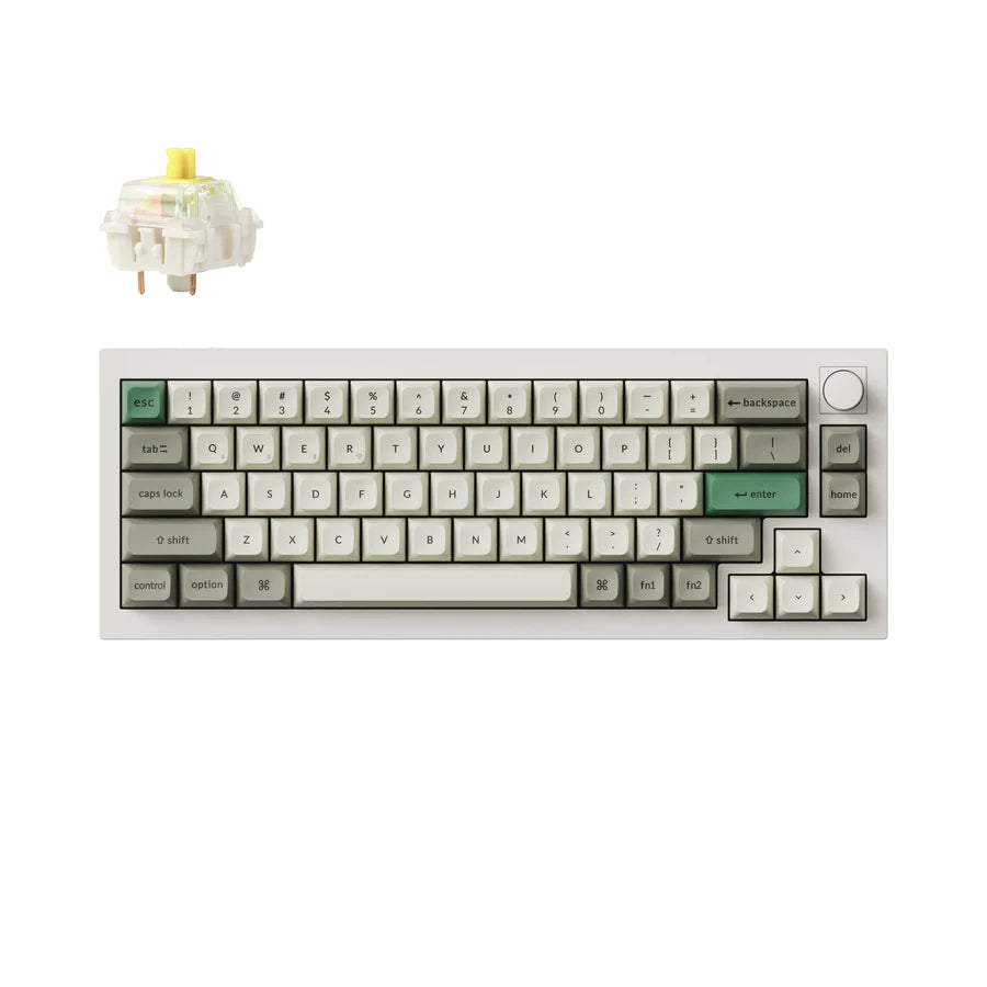 Teclado mecânico personalizado sem fio Keychron Q2 Max QMK/VIA