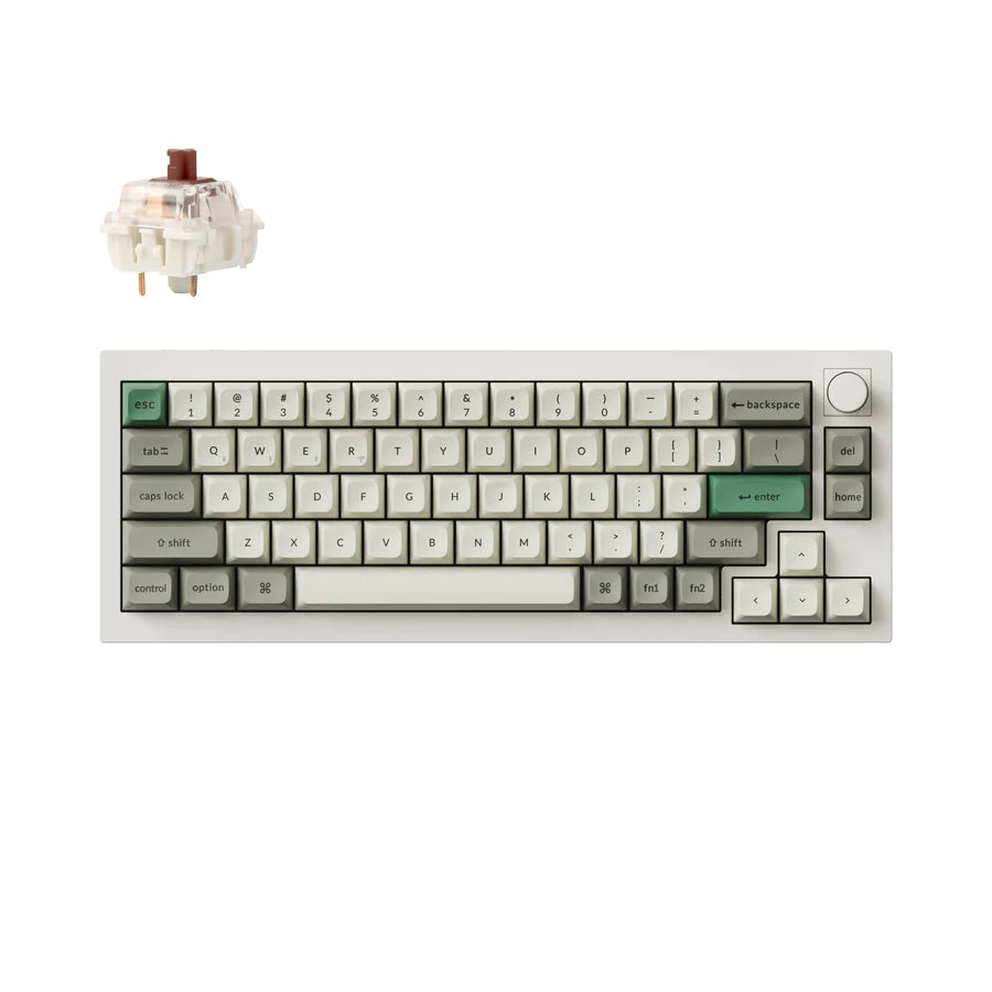 Teclado mecânico personalizado sem fio Keychron Q2 Max QMK/VIA