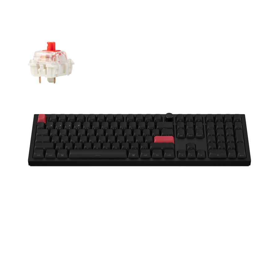 Teclado mecânico personalizado sem fio Keychron Q6 Max QMK/VIA