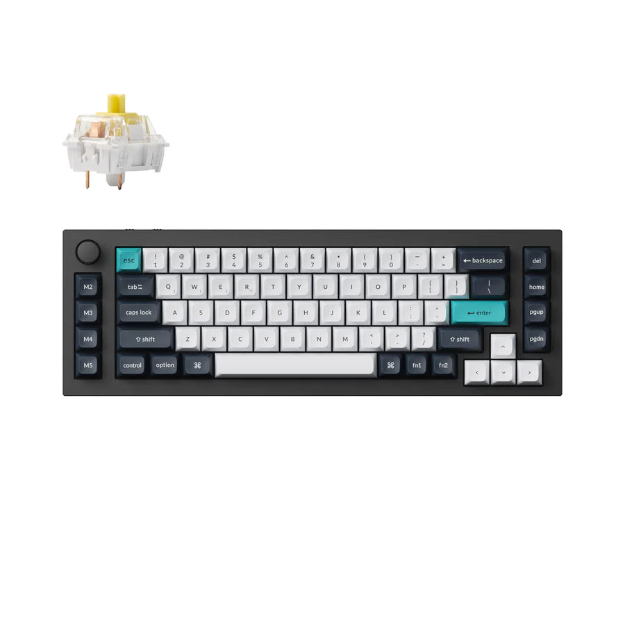 Teclado mecânico personalizado sem fio Keychron Q65 Max QMK/VIA