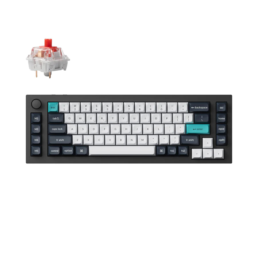 Teclado mecânico personalizado sem fio Keychron Q65 Max QMK/VIA