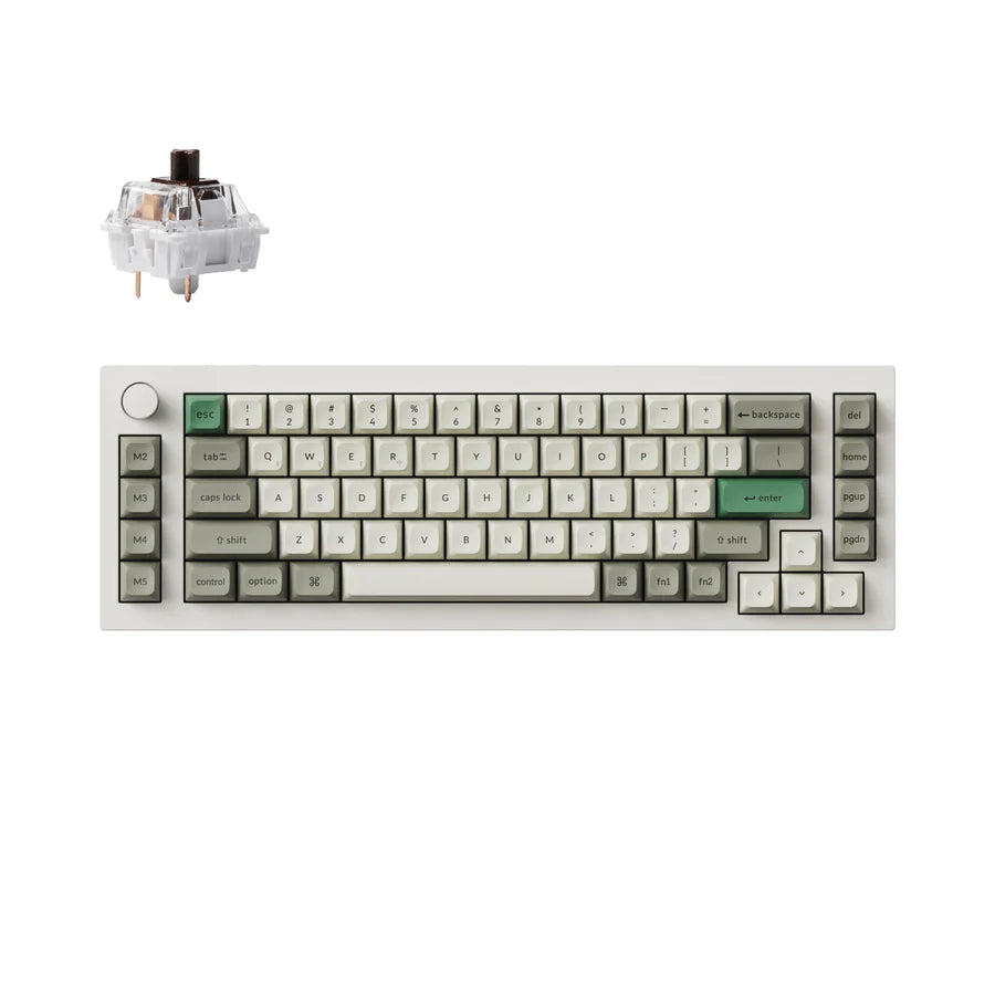 Teclado mecânico personalizado sem fio Keychron Q65 Max QMK/VIA