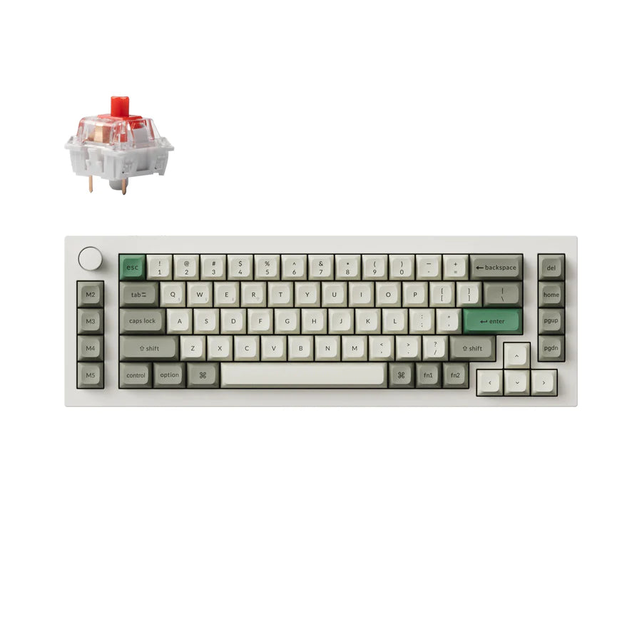 Teclado mecânico personalizado sem fio Keychron Q65 Max QMK/VIA
