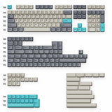 Juego completo de teclas PBT de doble disparo Cherry Profile - Azul Dolch