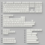 Cherry Profile Double - Shot PBT Juego completo de teclas - Negro sobre blanco - Arco