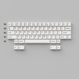Cherry Profile Double - Shot PBT Juego completo de teclas - Negro sobre blanco - Arco