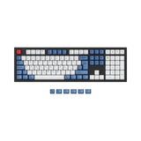 Juego de teclas PBT con sublimación de tinta OEM ISO y ANSI Q3, Q4, Q6 y K8, azul