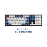 Juego de teclas PBT con sublimación de tinta OEM ISO y ANSI Q3, Q4, Q6 y K8, azul
