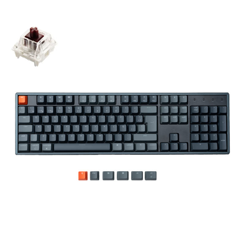 Teclado mecânico sem fio Keychron K10 (layout ES ISO)
