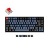 Coleção de layout ISO de teclado mecânico sem fio Keychron K2 Pro QMK/VIA