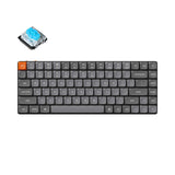 Teclado mecânico personalizado sem fio Keychron K3 Max QMK/VIA