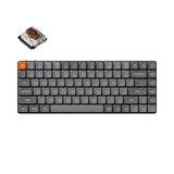 Teclado mecânico personalizado sem fio Keychron K3 Max QMK/VIA
