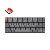 Teclado mecânico personalizado sem fio Keychron K3 Max QMK/VIA