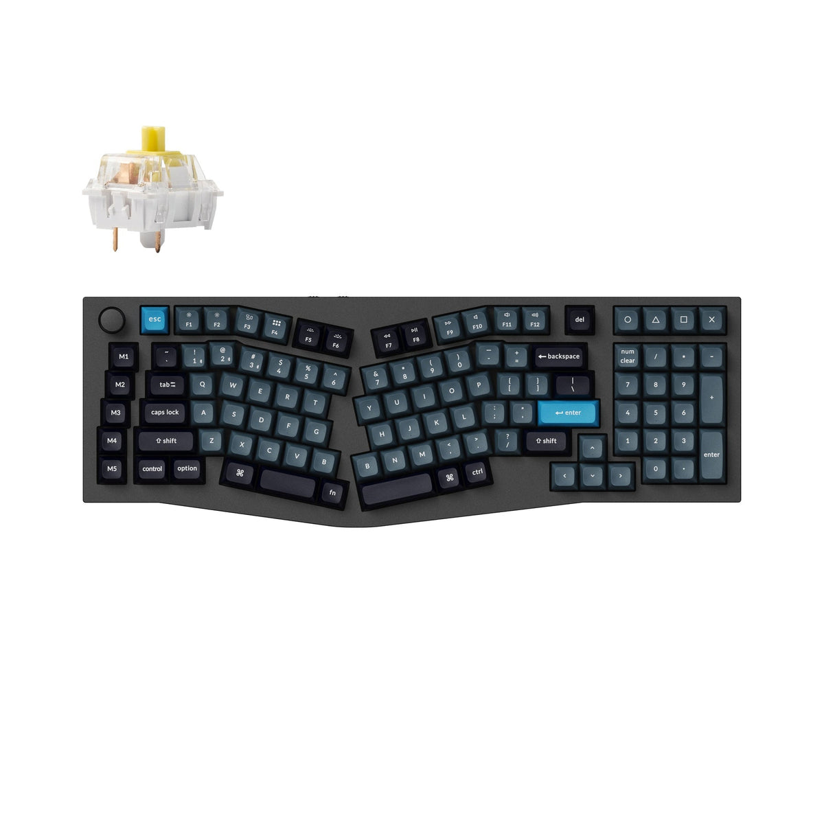 Keychron Q13 Pro (Alice Layout) Teclado mecánico personalizado inalámbrico QMK/VIA