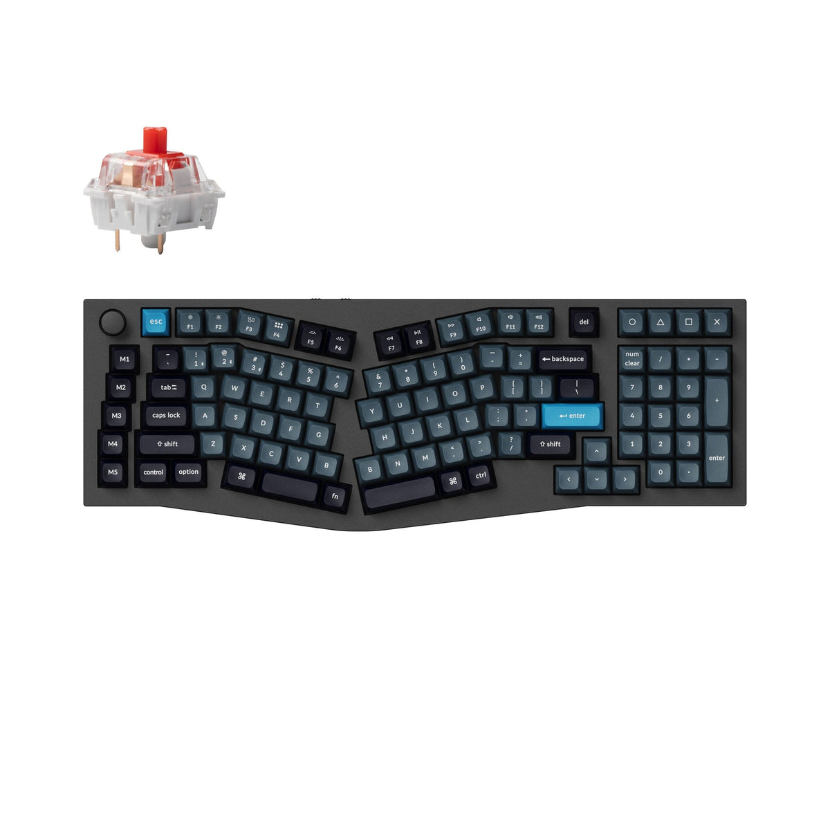 Keychron Q13 Pro (Alice Layout) Teclado mecánico personalizado inalámbrico QMK/VIA