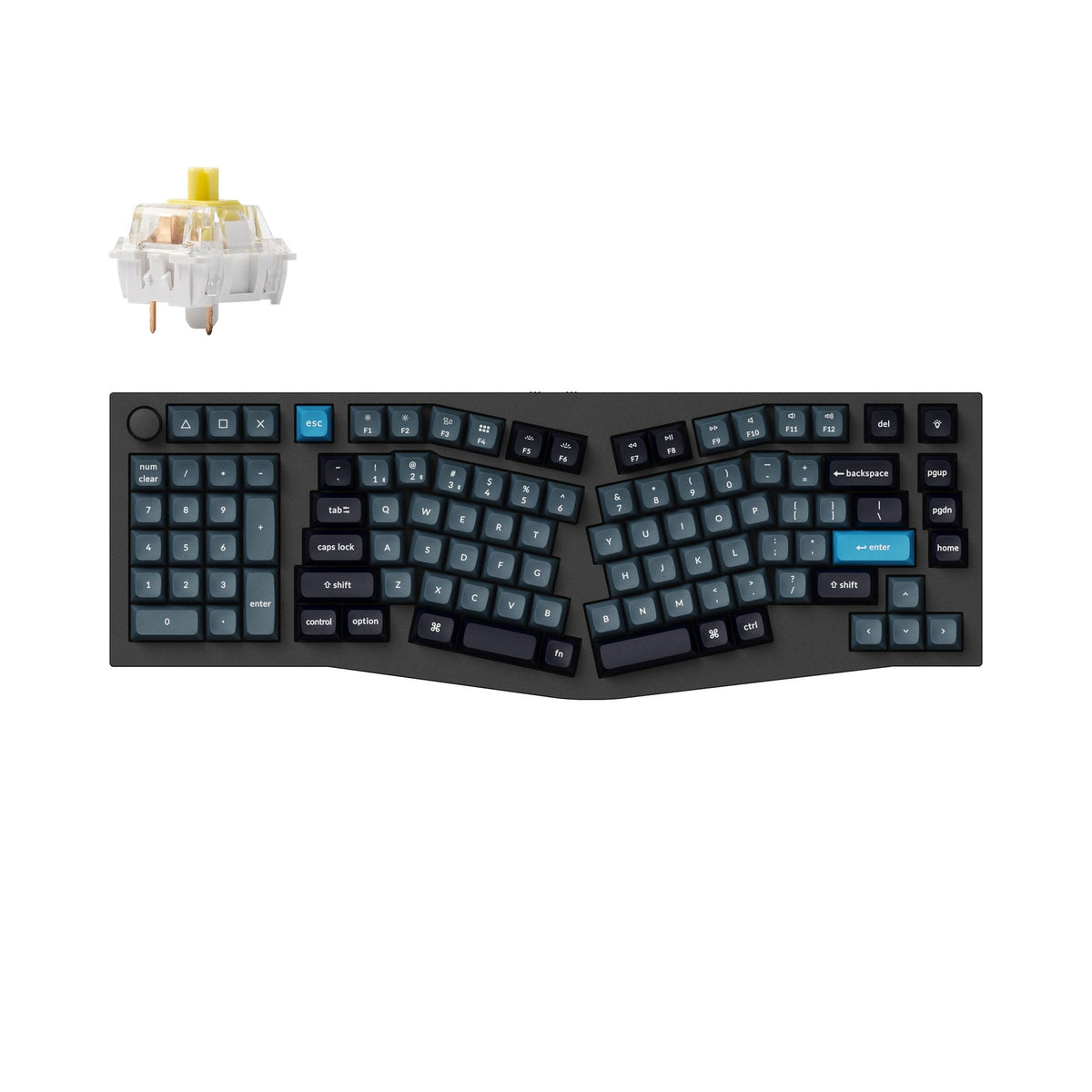 Keychron Q14 Pro (Alice Layout) Teclado mecánico personalizado inalámbrico QMK/VIA