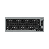 Keychron q2 pro qmk/via coleção de layout iso de teclado mecânico personalizado sem fio
