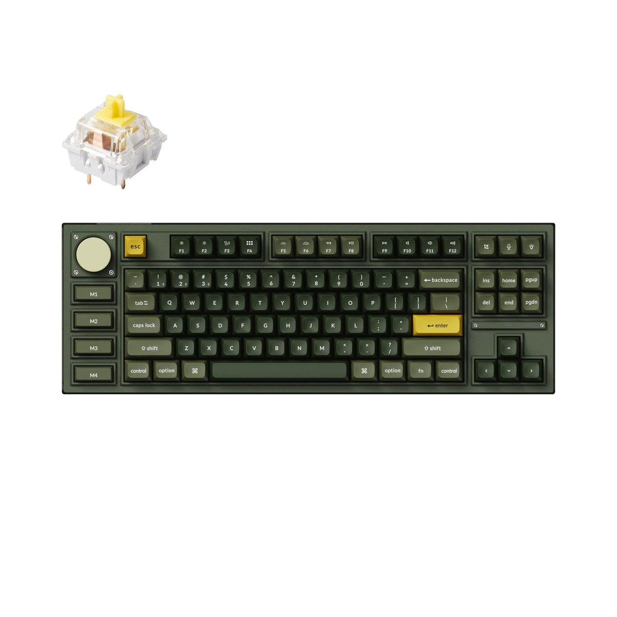Teclado mecânico personalizado sem fio Keychron Q3 Pro QMK/VIA
