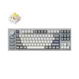 Teclado mecânico personalizado sem fio Keychron Q3 Pro QMK/VIA
