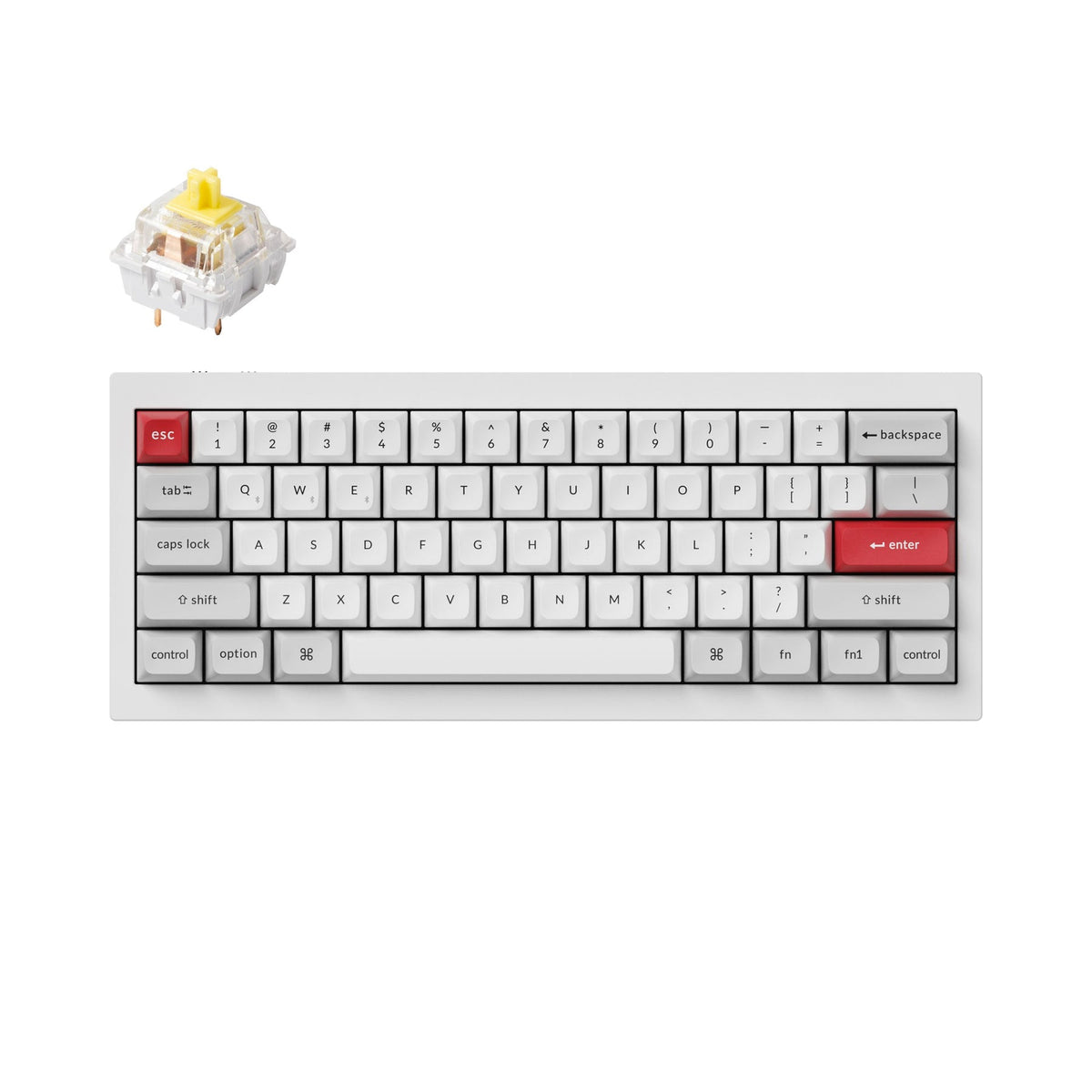 Teclado mecânico personalizado sem fio Keychron Q4 Pro QMK/VIA - Layout ANSI