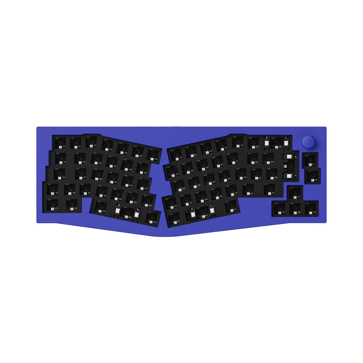 Keychron Q8 (Alice Layout) QMK teclado mecânico personalizado coleção de layout ISO