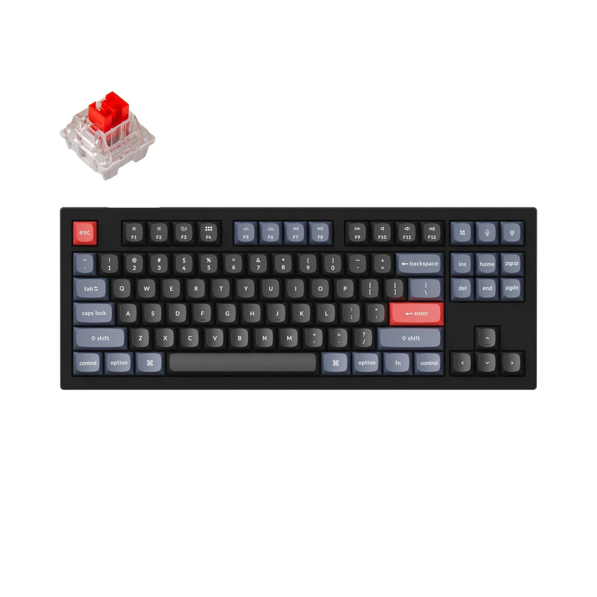 Teclado mecânico personalizado Keychron V3 QMK (layout ANSI dos EUA)